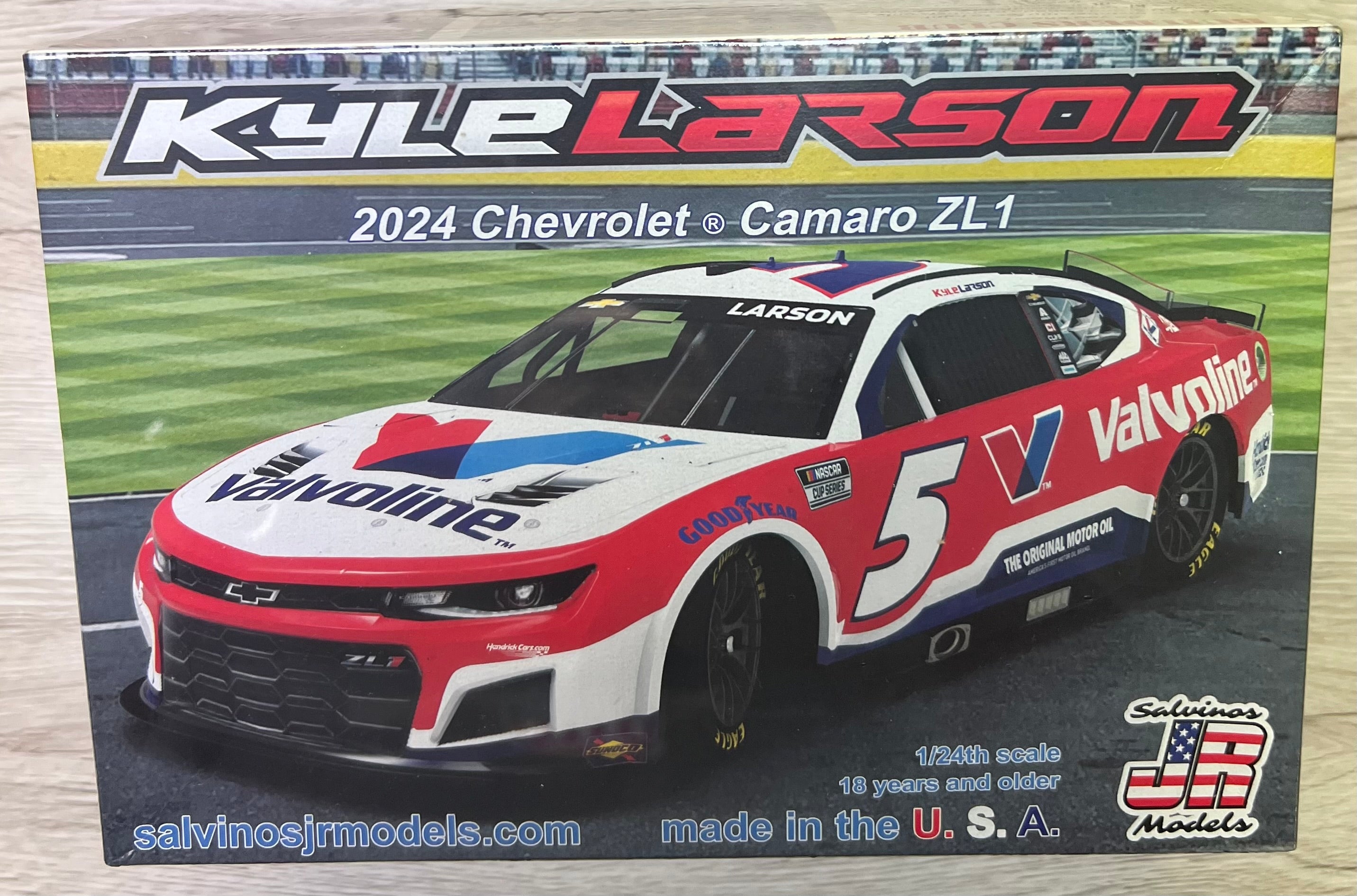 Salvinos JR models # HMC3024KLV Kyle Larson 2024 Valvoline Camaro ...