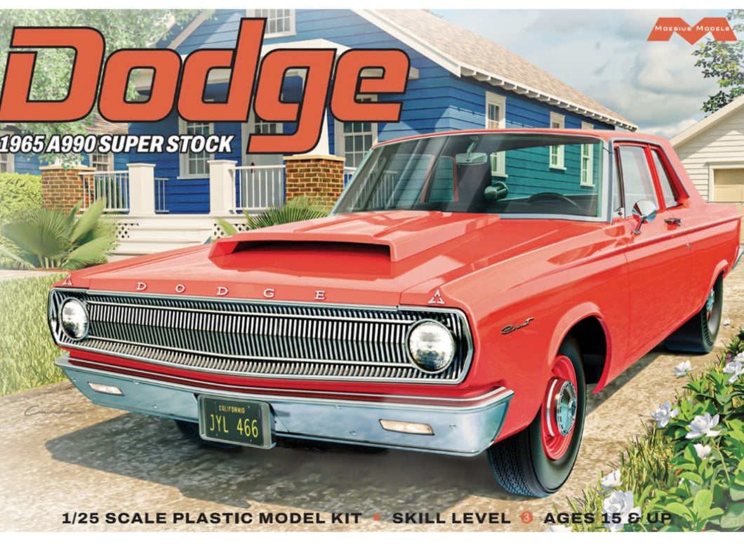 Moebius #2460 1965 Dodge A990 Super Stock