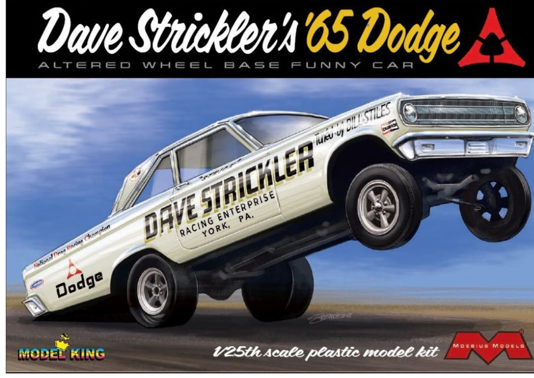 Moebius/ Model King #2451 Dave Strickler 65 Dodge AWB Funny Car