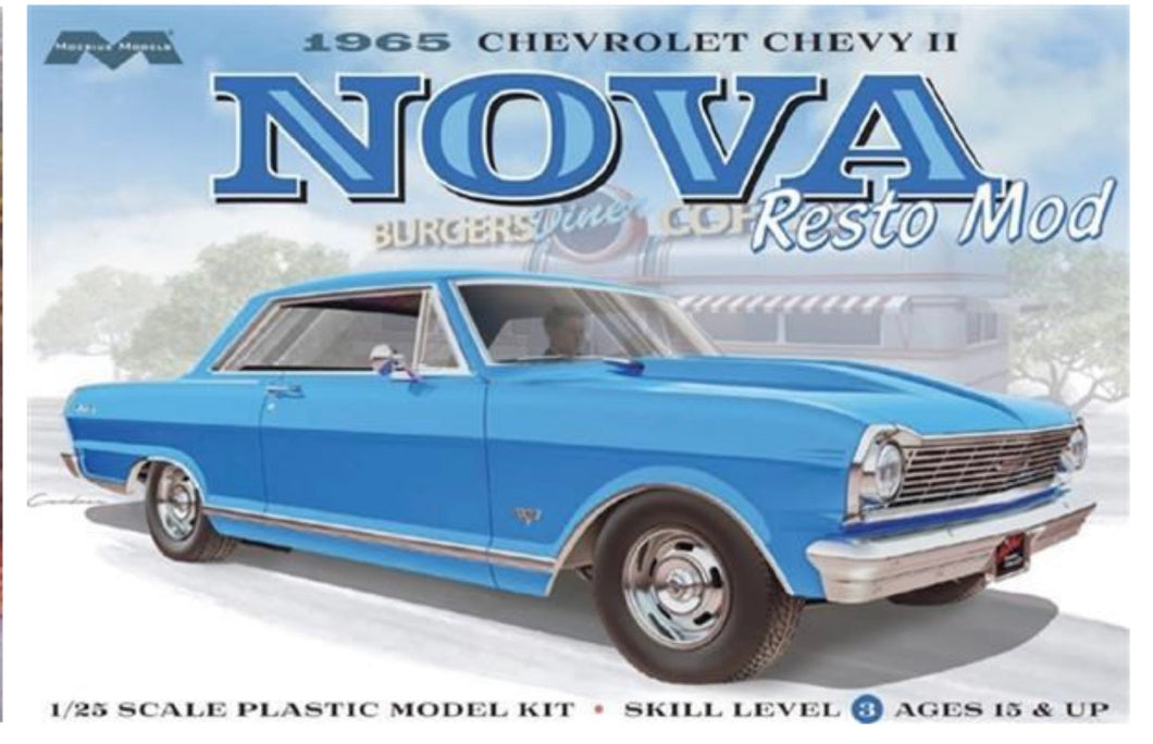 Moebius #2323 65 Chevy II Nova Super Sport Restro mod
