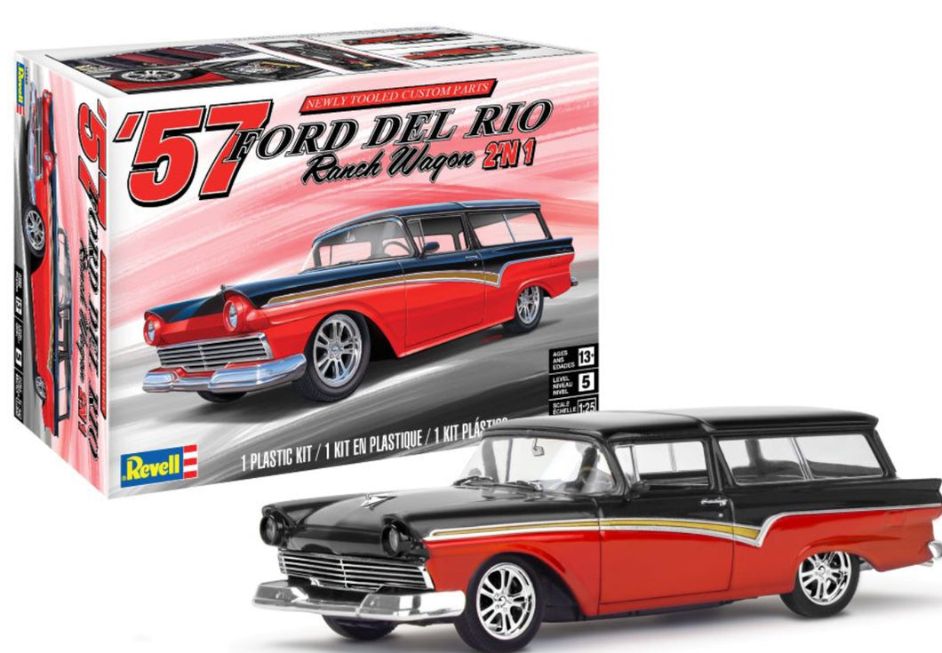 Revell 1957 Ford Del Rio Wagon 2n1