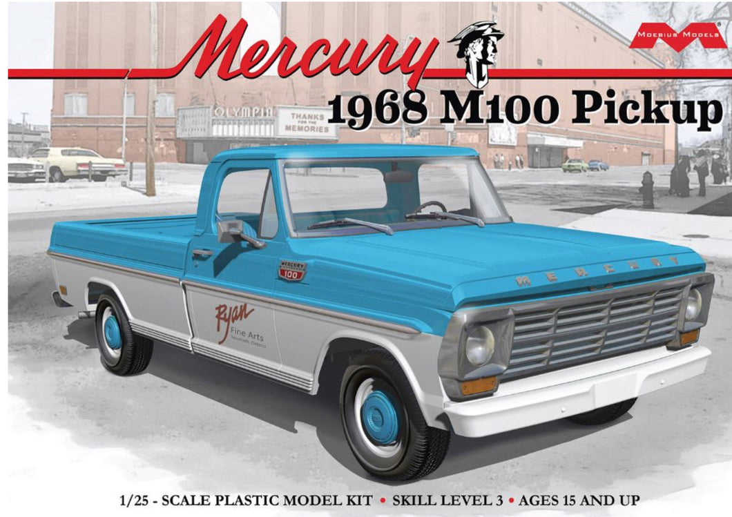 Moebius #2740 1968 Mercury M100 pick up