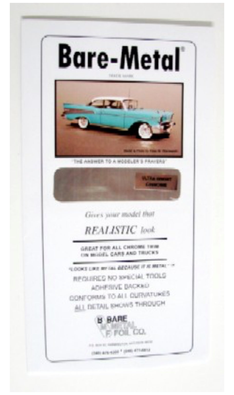 Bare Metal Foil Ultrabright Chrome