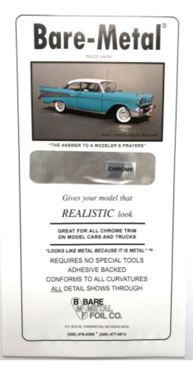 BMF bare metal foil chrome