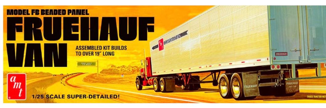 AMT #1478 Fruehauf FB Beaded Panel Trailer