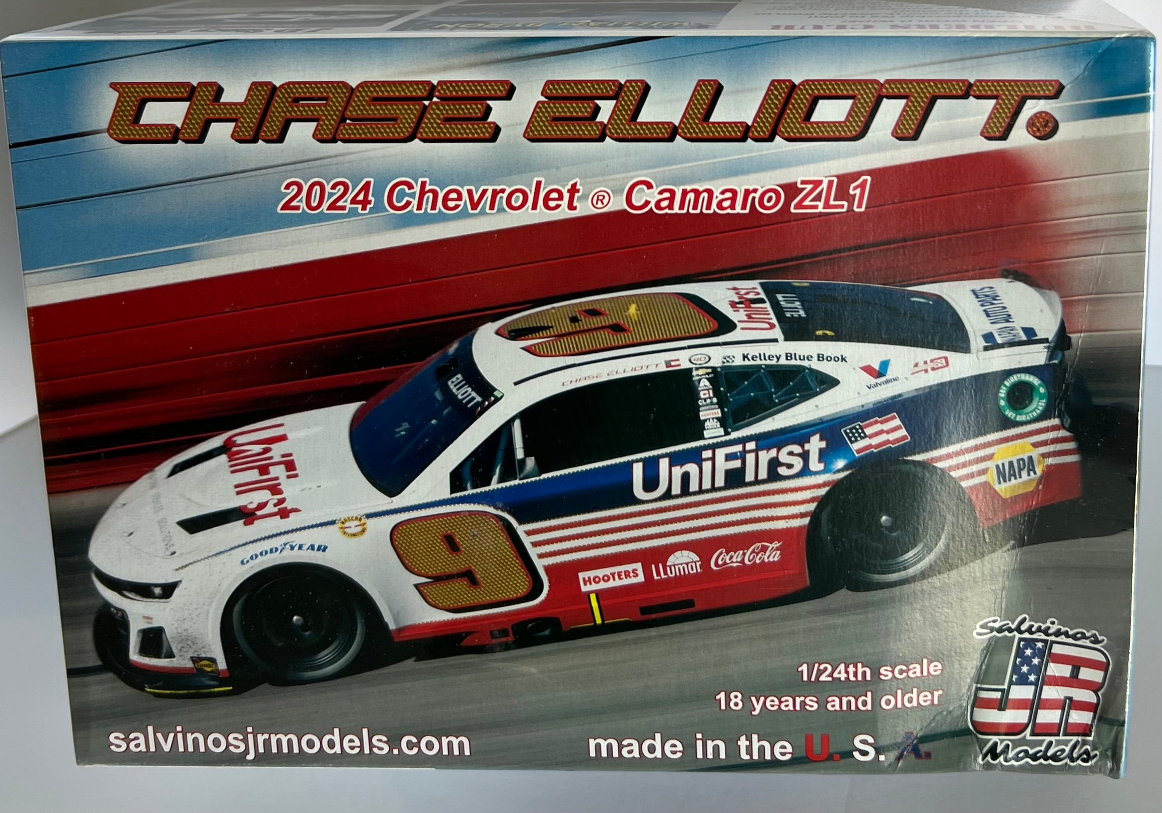 Salvinos JR models HEC2024CEDA Chase Elliott UniFirst Camaro ...