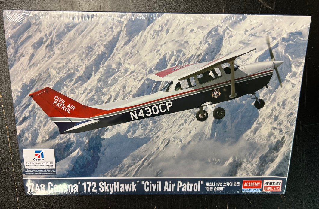 Academy Models 1/48 scale Cessna 172 Skyhawk plane