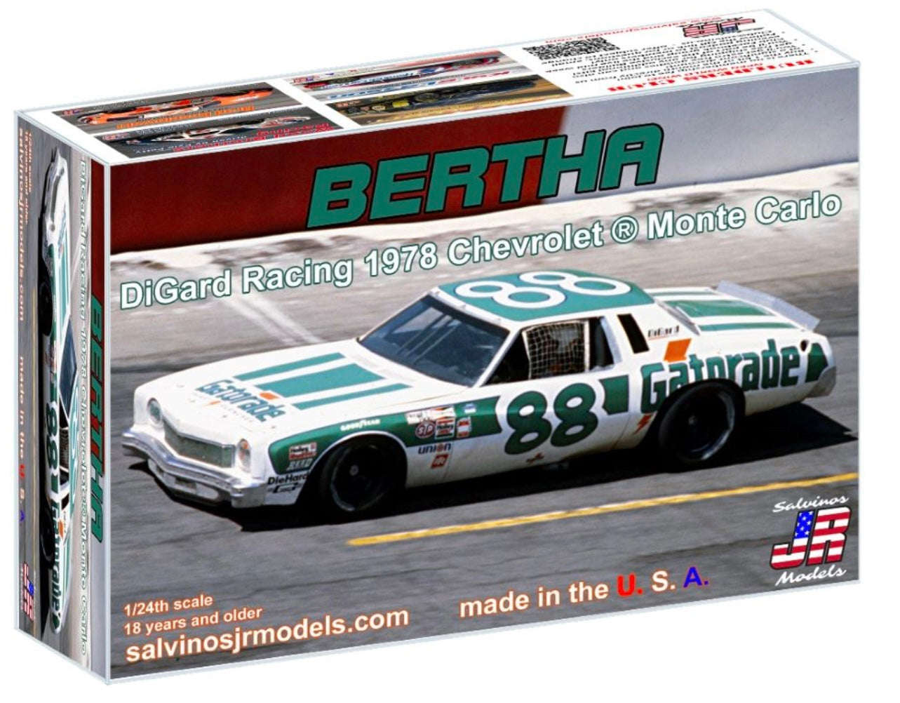Salvino JR model DiGard Racing 1978 Chevy Monte Carlo “ Bertha ...