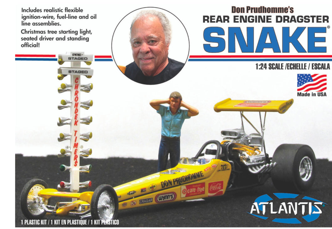 Atlantis #7528 1/24 Don “Snake” Prudomme rear engine dragster