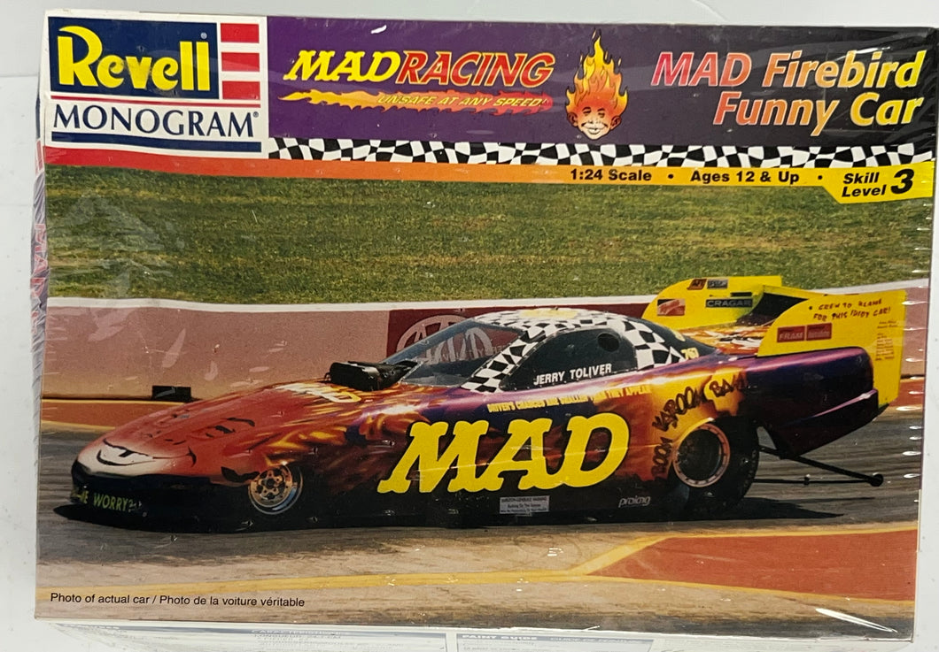 Revell #7657 MAD Firebird Funny Car- Discontinued kit sealed