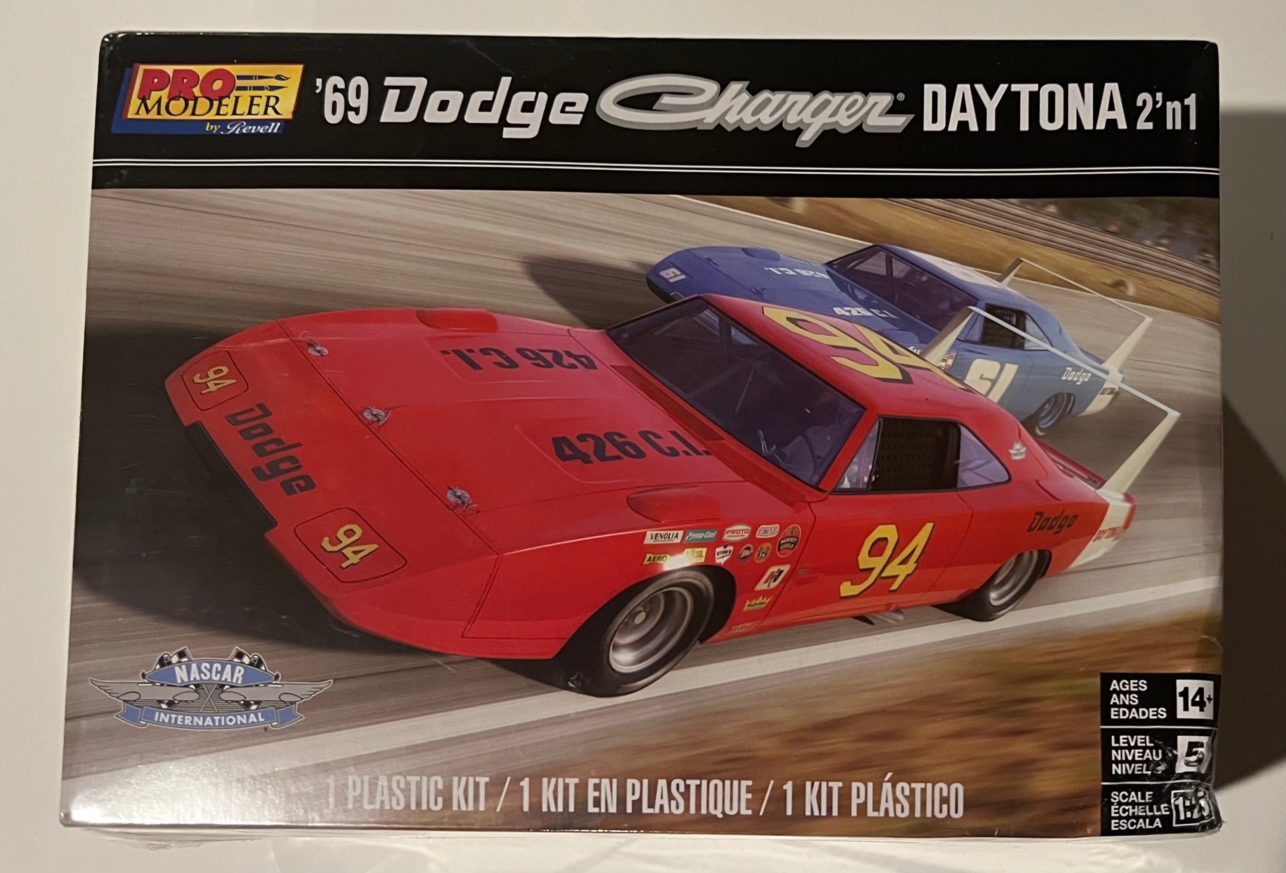 Monogram Pro Modeler 69 Dodge Charger Daytona sealed – WesModelCarCorner