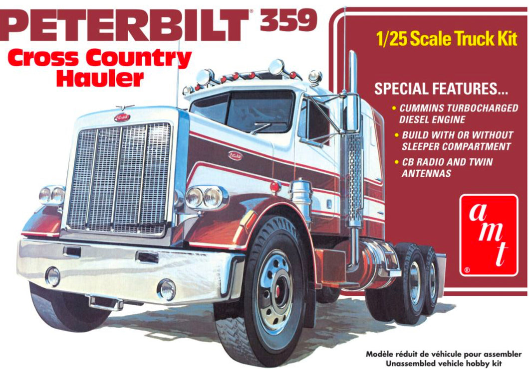 AMT #1477 Peterbilt 359 Cross Country Hauler