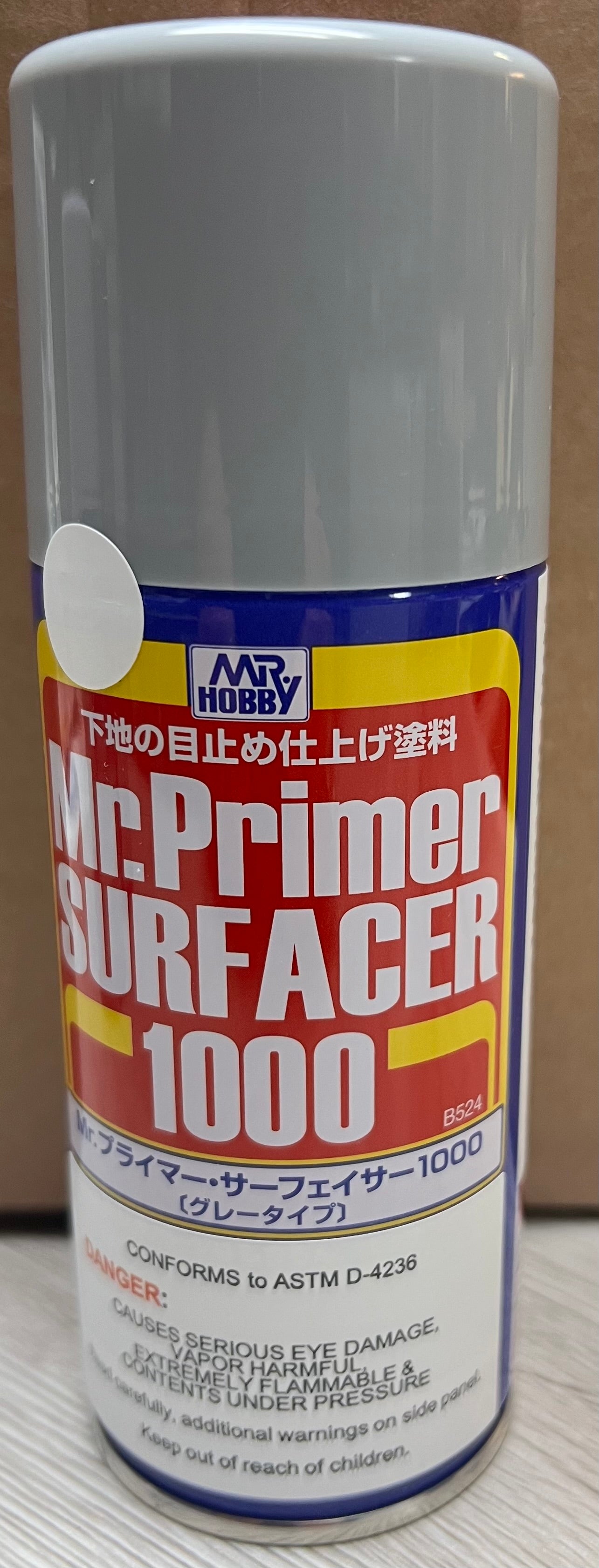 Mr Primer Surface 1000 by Mr Hobby - Gray – WesModelCarCorner