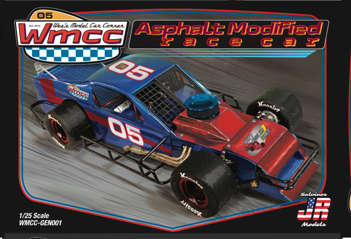 Wm Rc Models WMCC #GEN001 Generic Asphalt Modified Race Car model kit ...