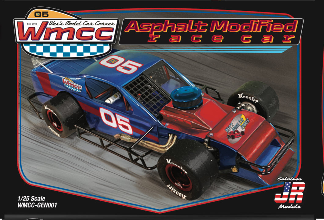 WMCC #GEN001 Generic Asphalt Modified Race Car model kit