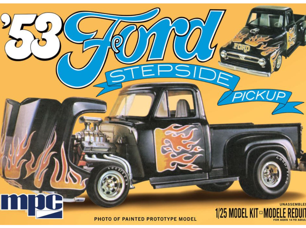 MPC #1007 53 Ford Stepside pick up w/ Flip Nose