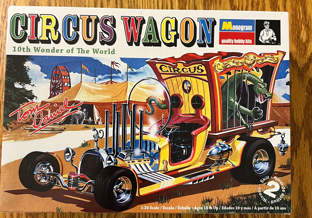 Revell Circus Wagon sealed inside discontinued kit