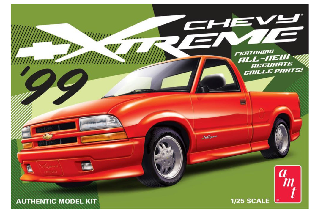 Pre-Order August/September Release AMT #1514 1999 Chevy S10 Xtreme pick up