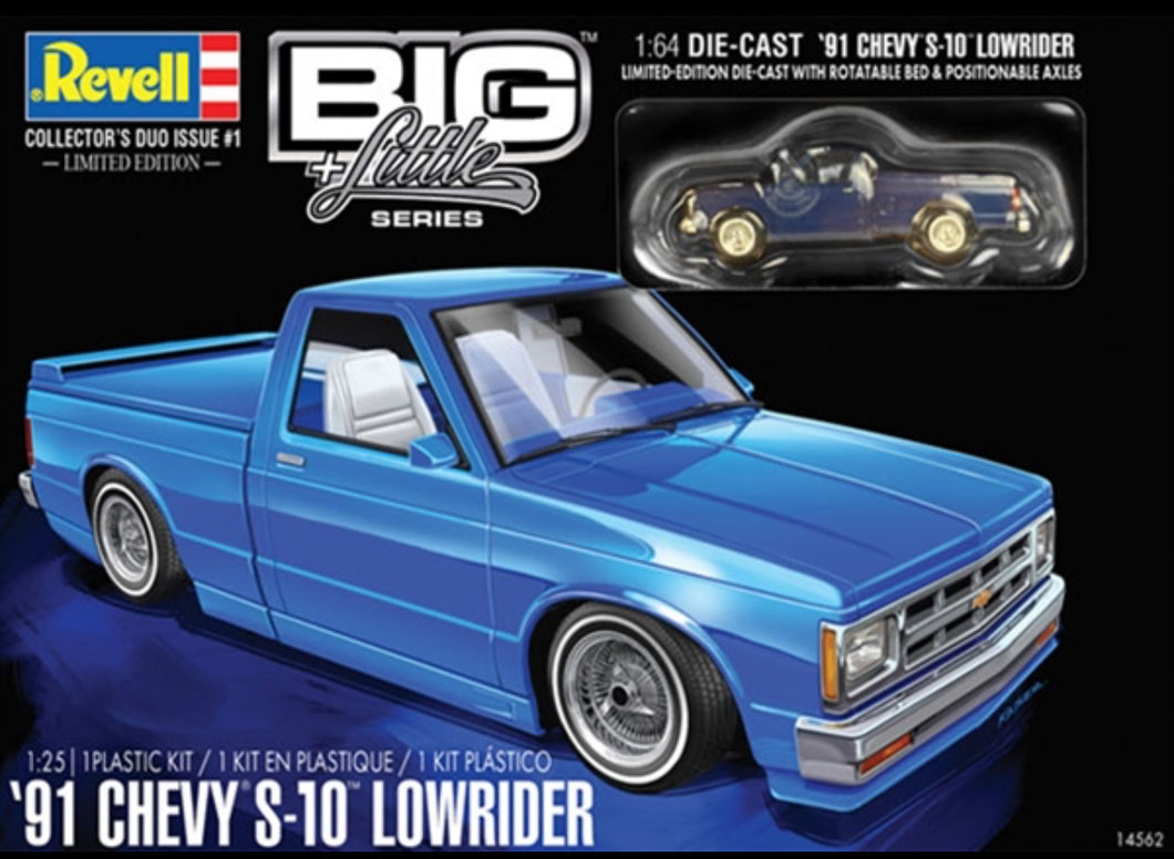 Revell US # 4562 91 Chevy S-10 Lowrider pu w/ 1/64 die-cast
