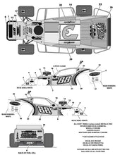 Load image into Gallery viewer, WMCC decals #230088 Woody Pitkat (burgandy) car

