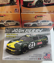 Load image into Gallery viewer, SALE ! Salvino JR Models Josh Berry / Wood Brothers Racing 2024 Ford Mustang throw back paint scheme
