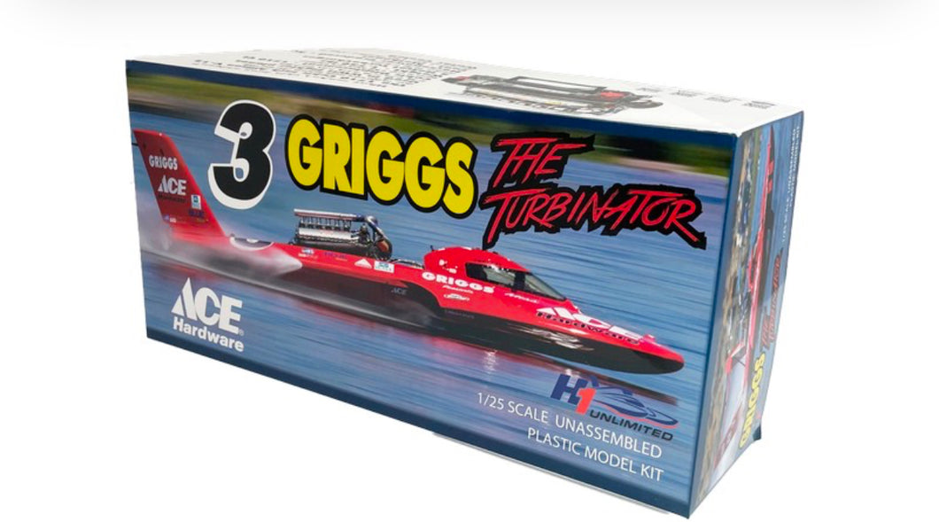 H1 Unlimited Griggs the Turbonator Hydro Boat Kit 1/24 scale
