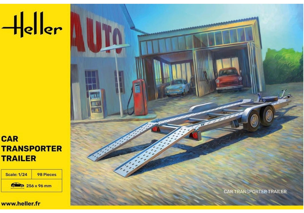Heller #80774 Car Transporter Trailer