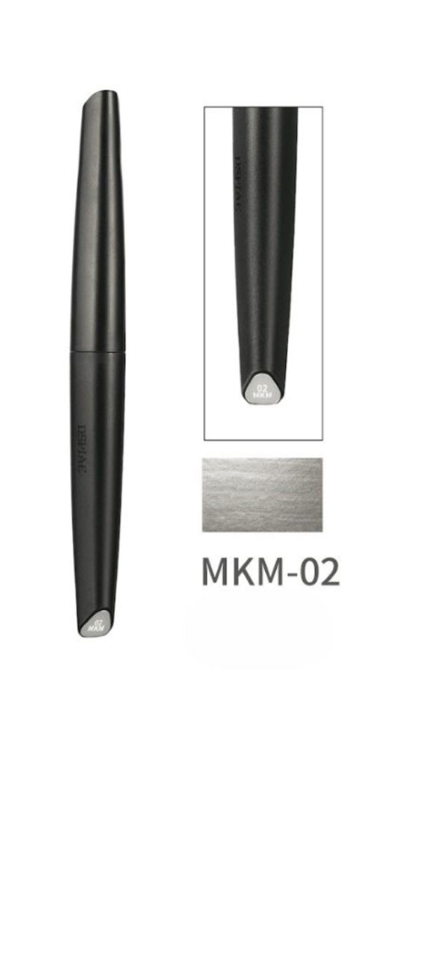 DSPIAE MKM 02 Metallic Silver soft tip acrylic paint marker
