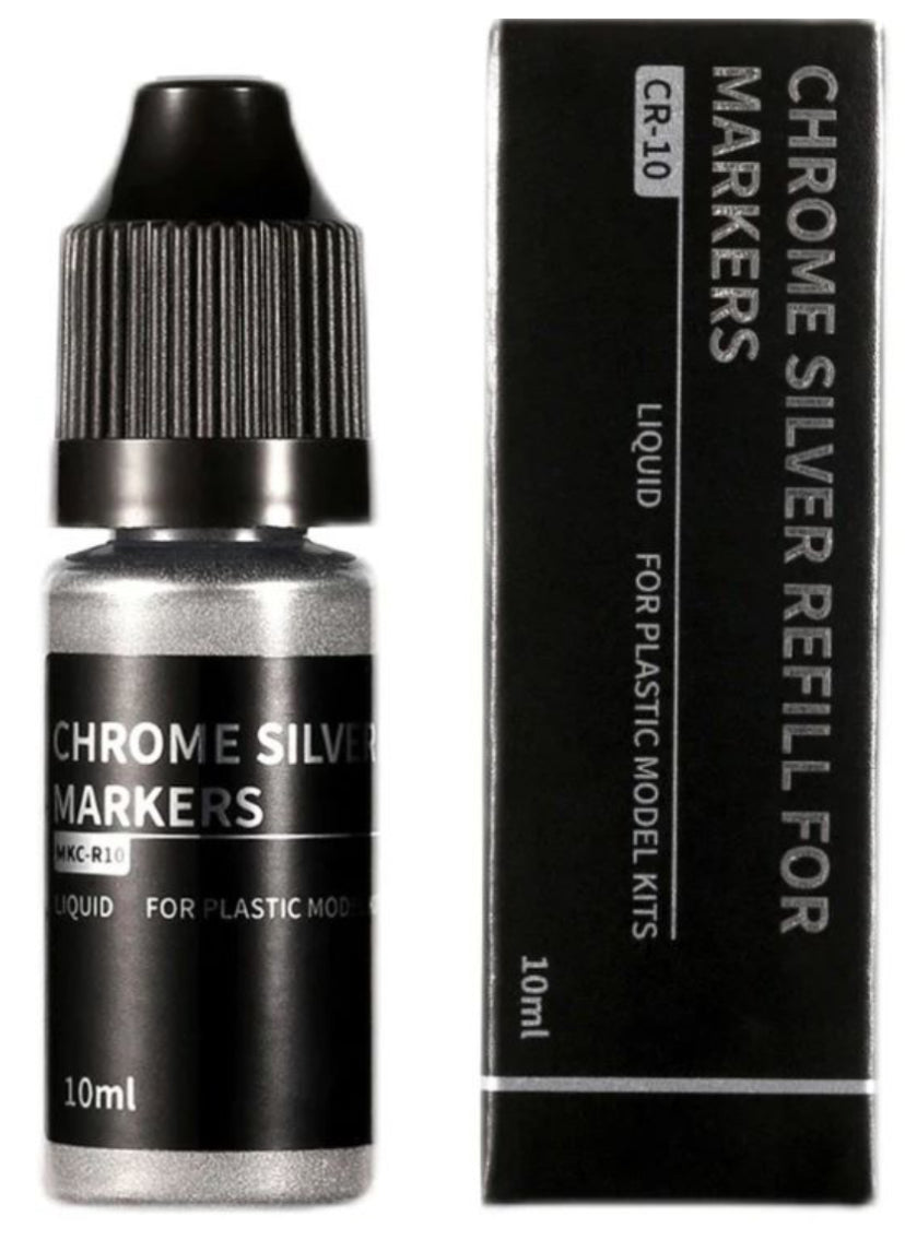 DSPIAE CR 10 Chrome Silver refill for acrylic paint marker