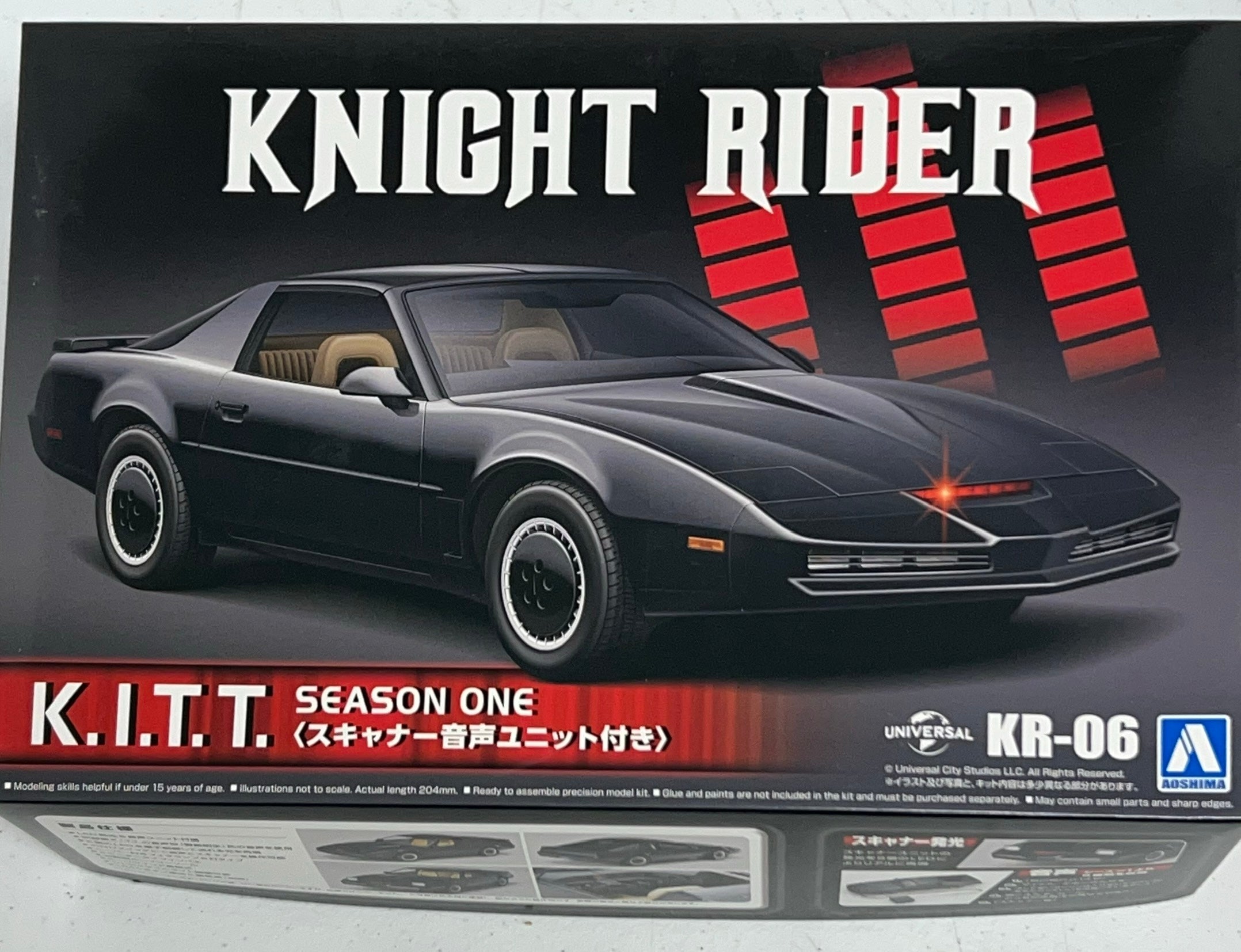 Aoshima 06560 1/24 scale Knight Rider Knight 2000 KITT 1st Season ...