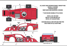 Load image into Gallery viewer, WMCC Keith Rocco decals for Stafford Speedway car
