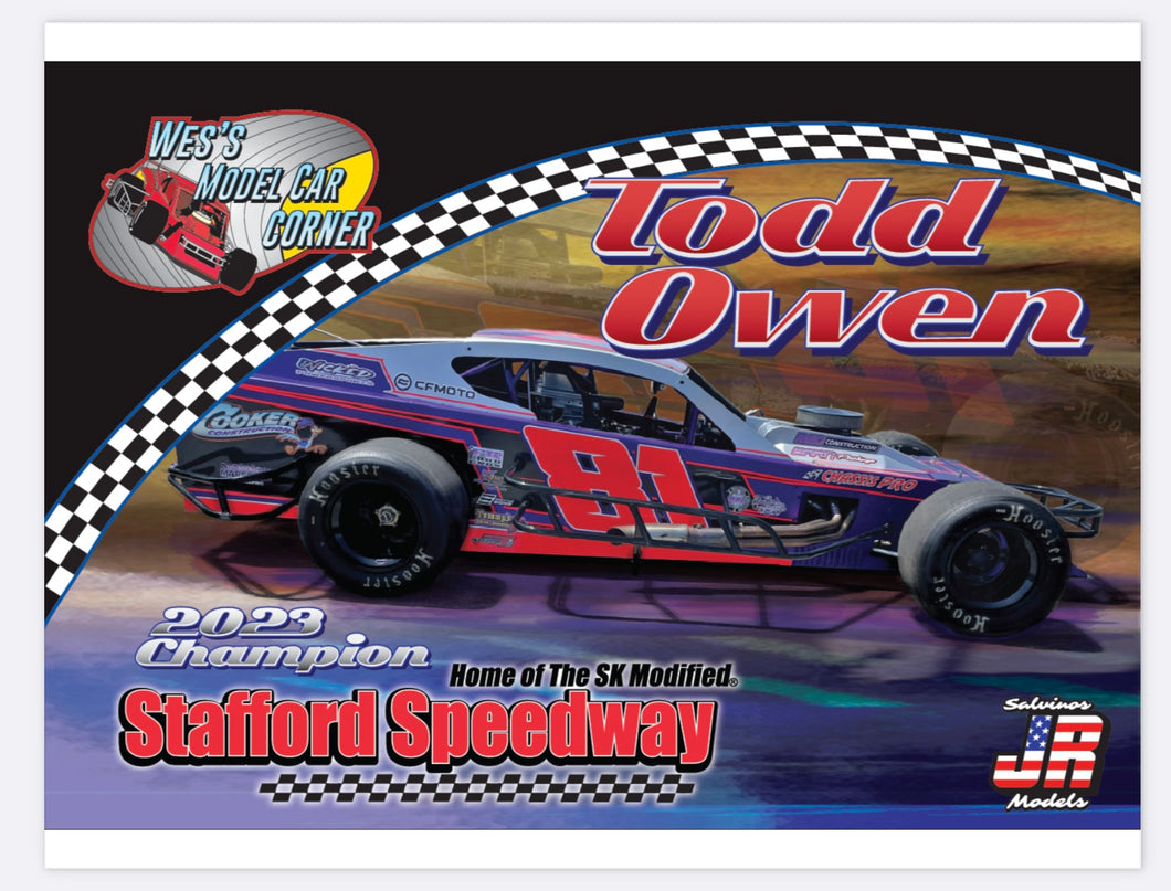 WMCC Todd Owen - 23 Stafford Speedway SK Modified Champion