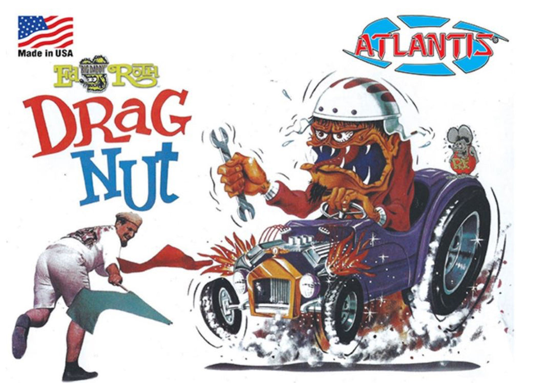 Atlantis # 1303 Ed Big Daddy Roth Drag Nut car & figure.