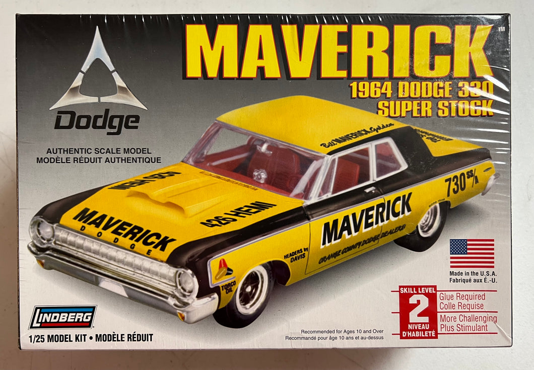 Lindberg #72174 1/25 scaor Dodge 330 Super Stock 