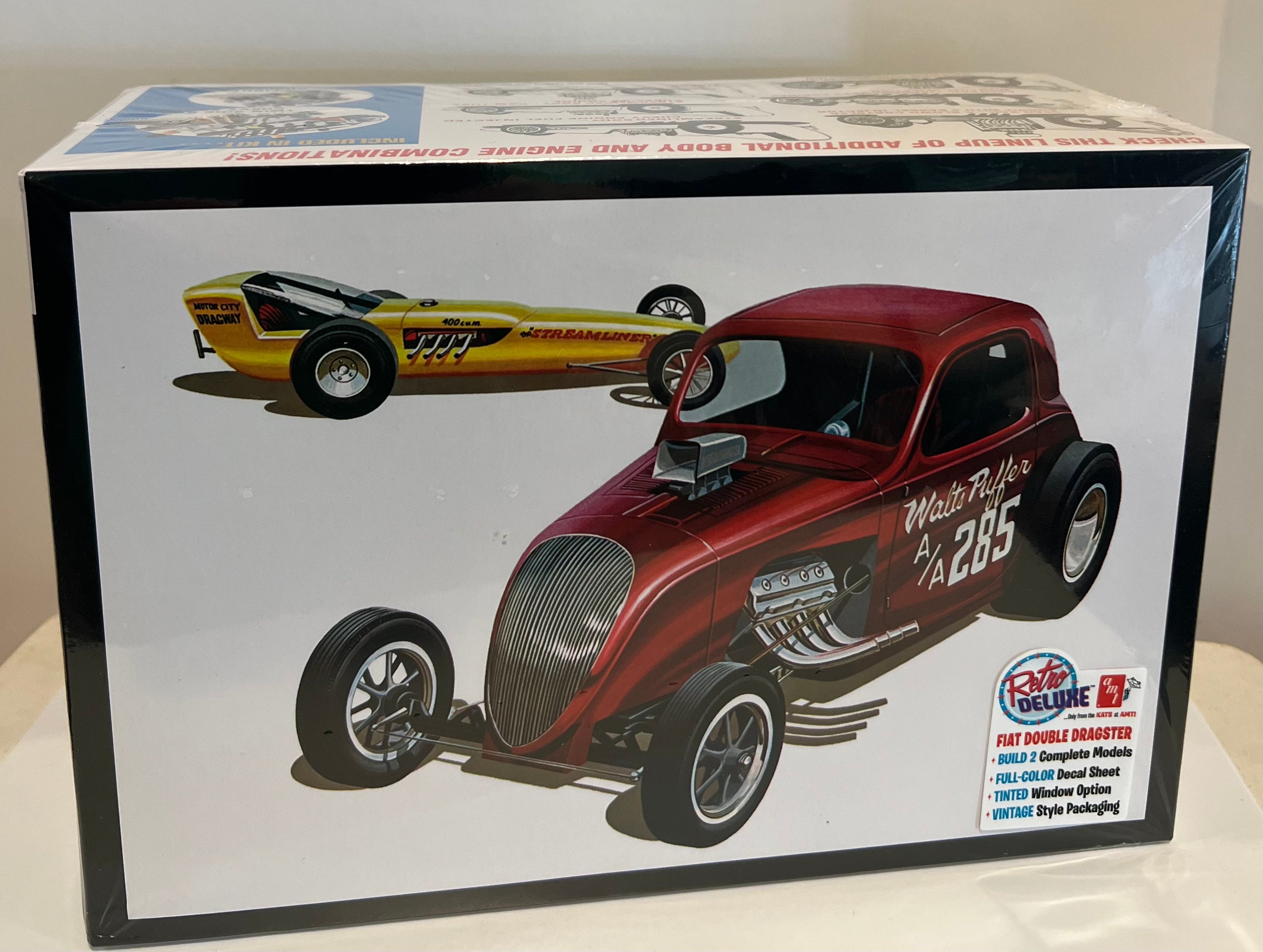 AMT #1380 Fiat Double Dragster kit – WesModelCarCorner
