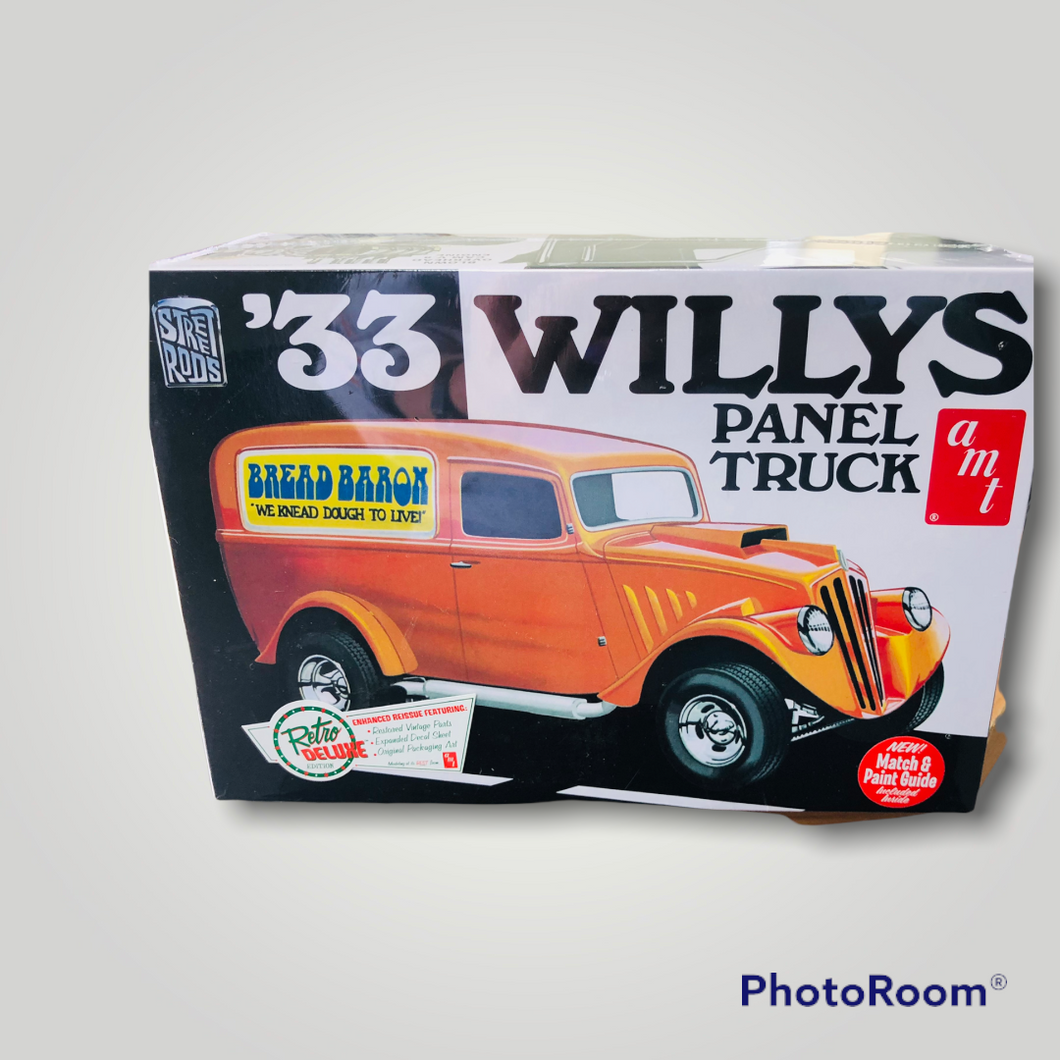 Discontinued Kit AMT ‘33 Willy’s Panel Truck