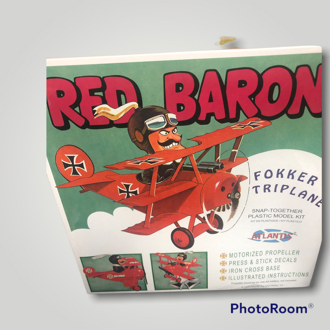 Atlantis Red Baron Fokker Triplane Snap