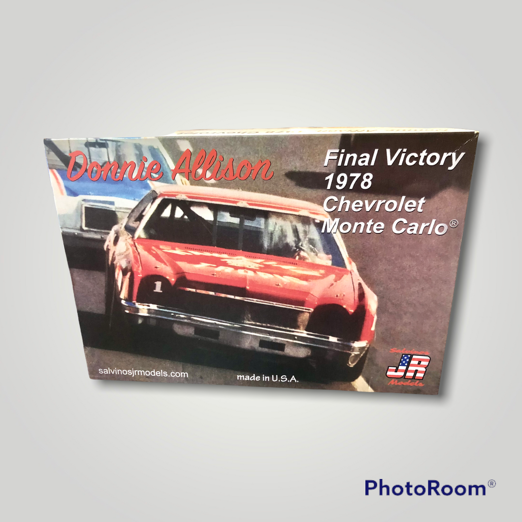 Salvino JR Donnie Allison Final Victory 1978 Chevy Monte Carlo