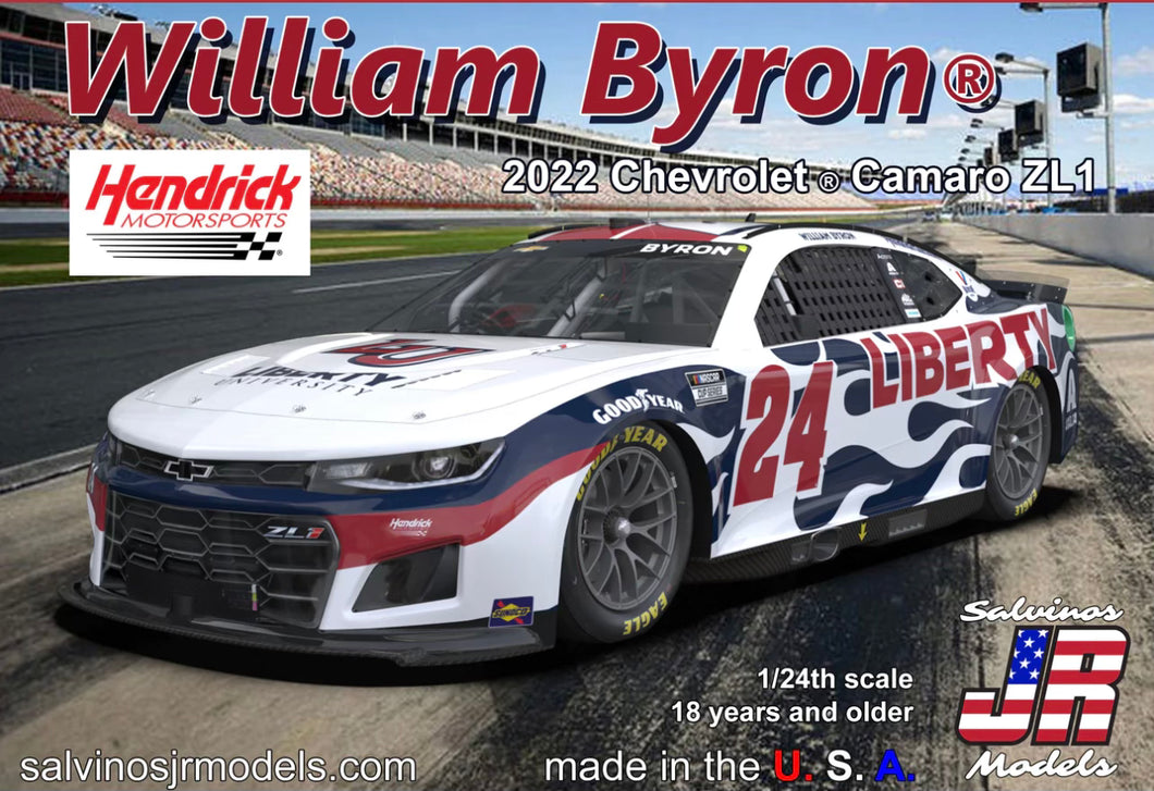 William Byron #24 Liberty 2022 Chevy Camaro