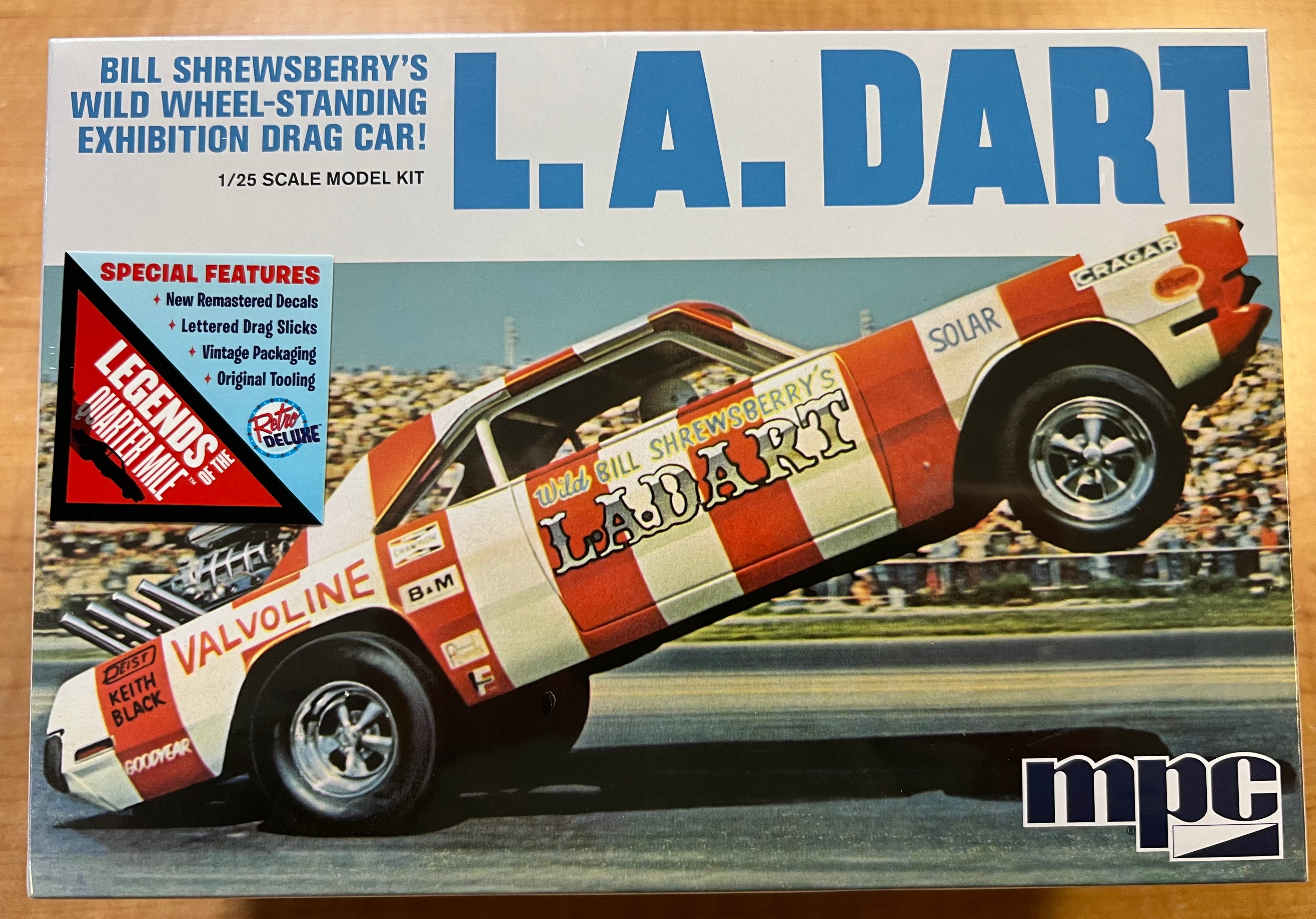 MPC L.A. Dart Rear Engine Wheel Stander Drag Car – WesModelCarCorner