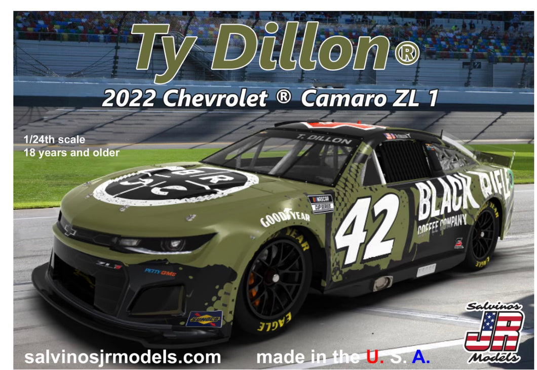 Salvino Jr Ty Dillon 2022 Chevy Camaro Limited Edition 1 of 2500