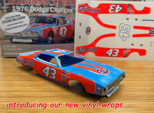 Load image into Gallery viewer, Salvino JR Richard Petty 1976 Dodge Charger Vinyl Sticker
