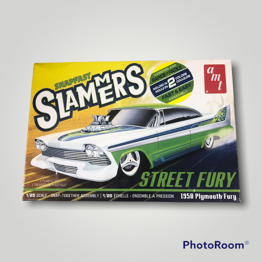 AMT Snapfast Slammers Street Fury 1958 Plymouth Fury