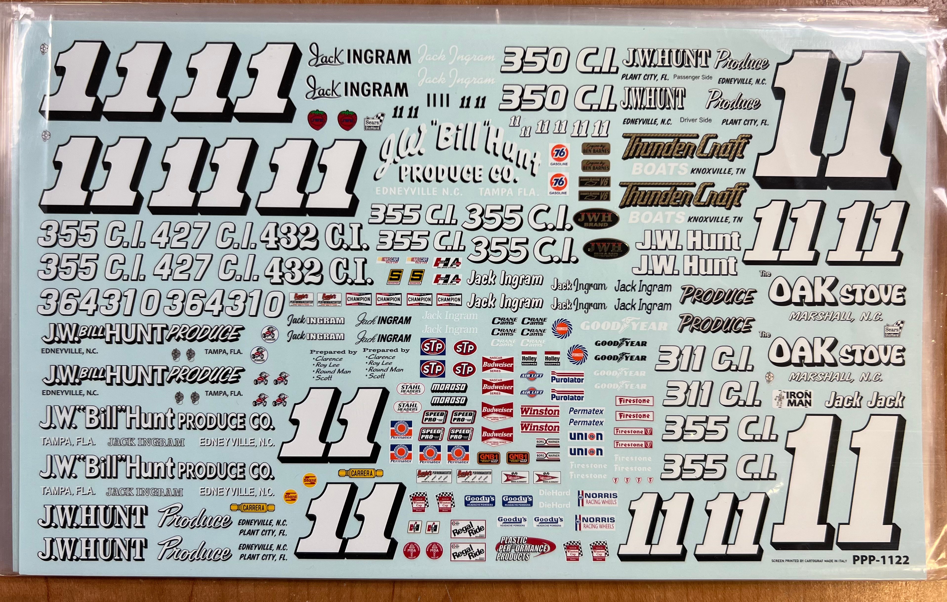 Decals - Jack Ingram Sportsman Car – WesModelCarCorner