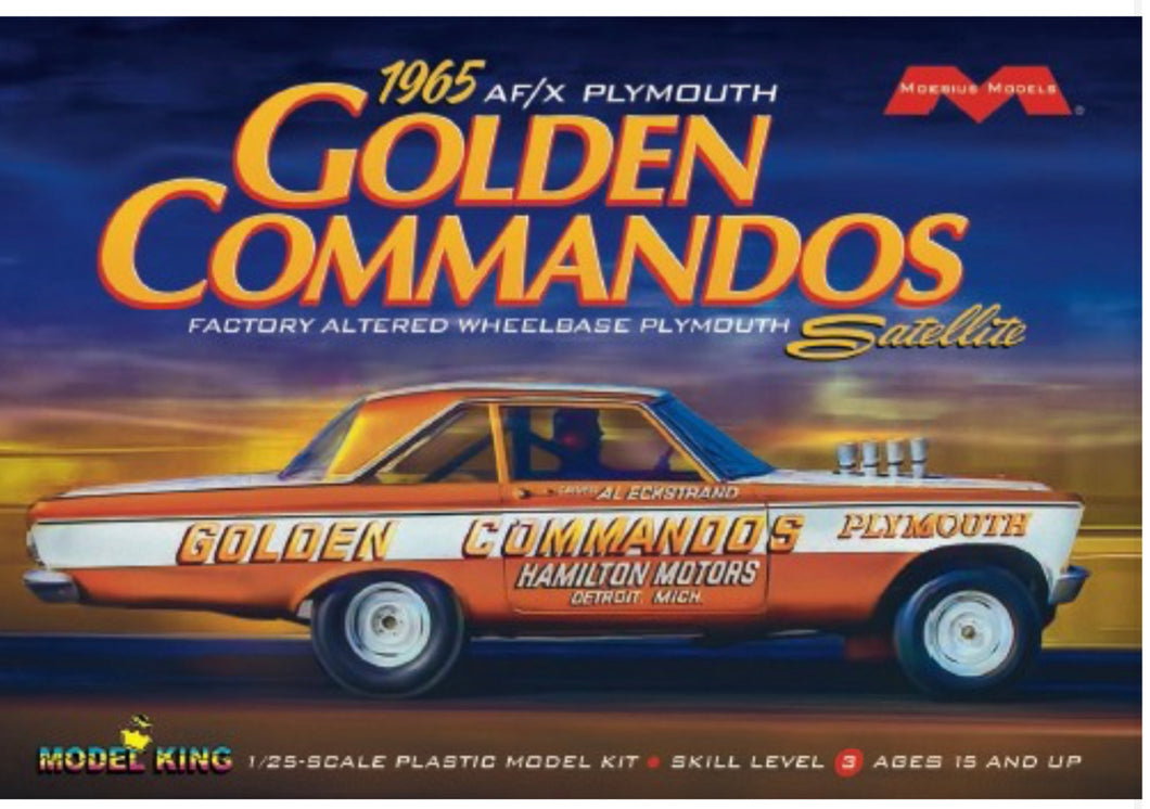 Moebius #1237 Plymouth Golden Commando Ltd Production